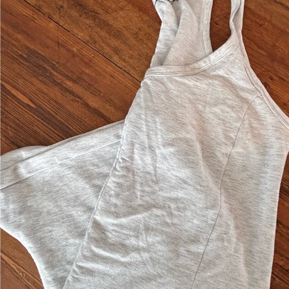 Sincerely Jules Heather Gray Tank Top Shorts Romper